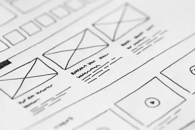 picture of a webpage structure